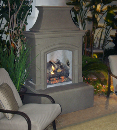 Chica  Fireplace - American Fyre Designs - Outdoor Kitchens by Lighting Concepts