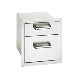 Flush Mounted Double Drawer - Outdoor Kitchens by Lighting Concepts