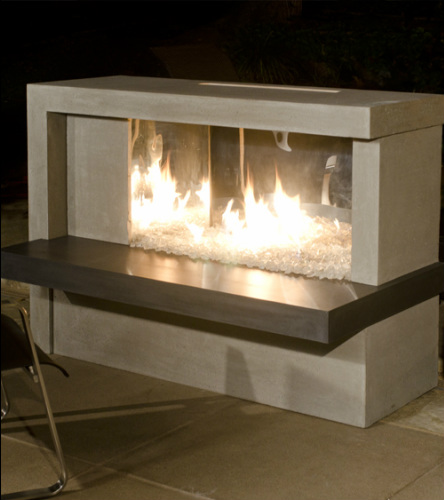 Manhattan  Fireplace - American Fyre Designs - Outdoor Kitchens by Lighting Concepts